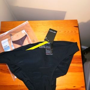 NWT Black Bikini Bottom size 6